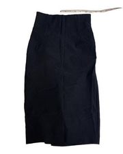 PAPAYA Small Black Long Pencil Skirt High Waist