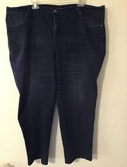 Women straight leg denim pants. charter club