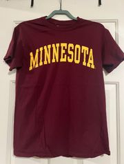 University Of Minnesota Maroon T-shirt 