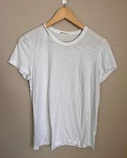 Marine Layer Plain White T-shirt Size L