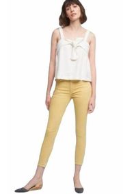 new Posh Citizens of Humanity ★ Cropped Stretch Jeans ★ Butter Yellow ★ Size 24