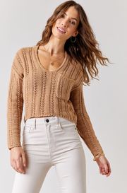 Francesca's Brown Sweater