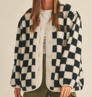 Black and White Checkered Jacket