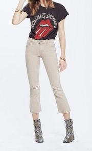 Mother Insider Crop Fray Jeans