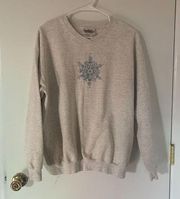 Vintage Northern Reflections Snowflake Crewneck Sweatshirt M - Granny Oversized