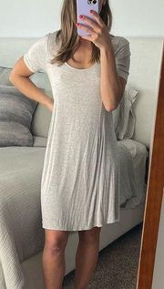 One Love Gray Flowy Dress - Small