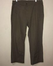 Woolrich Pants Tan High Rise Straight Wide Leg Tan Pants Womens Size 14