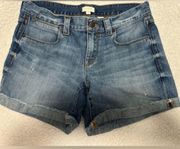 J. Crew Denim shorts women Sz 28 Jean Shorts