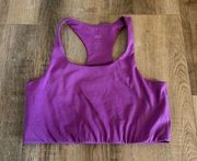 Girlfriend Collective Purple Paloma Racerback Bra Size XL