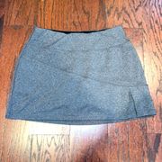 TEK GEAR Shapewear Women’s Dark Gray Active Skort Skirt Built in Shorts Size S