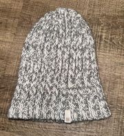 Brixton Beanie gray and white women’s preowned great shape