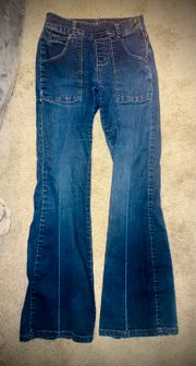 High Waisted Flare Jeans Size 2 Regular