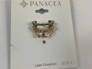 4/$25 NWT Panacea stackable ring set of 4 size 6