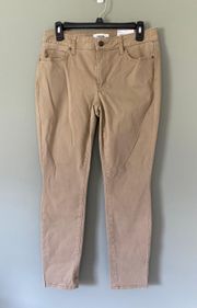 Khaki Skinny Stretch Jeans