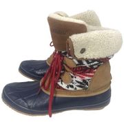 KHOMBU JENNA LACE-UP COLD WEATHER SNOW BOOTS WOMENS SIZE 10 M RETAIL $109 SHOES