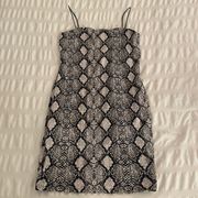 Snakeskin Bodycon Dress