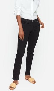 J. McLaughlin Lexi Jeans Black Classic Denim 10 Slim Fit Mid-Rise