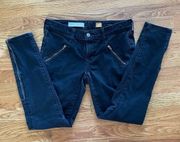 EUC Pilcro & The Letterpress Serif Moto‎ Zip Pants Skinny black, 27