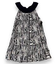 NWT  Elephant Silhouette Print Crochet Dress