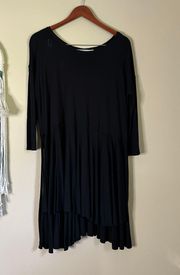 Beach Tunic Cover Up Black Size XS Small