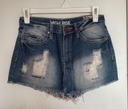 NEW High-Waisted Denim Shorts (S)