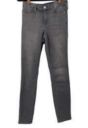 Athleta Sculptek Skinny Gray Wash Jeans