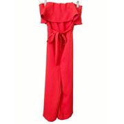 Women’s Red Aritzia Babaton Flutter Jumpsuit Size 00