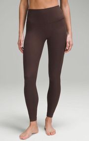 Align™ High-Rise Ribbed Pant 28" Size 2 Espresso
