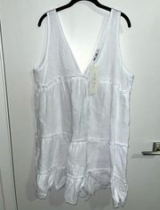 Palmetto Moon/Charlotte Avery White Linen Dress