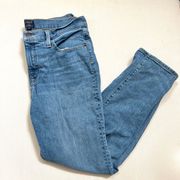 J Crew Factory Blue Jeans Slim Boyfriend Cut Pants