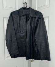 Vintage Real Leather Jacket Black