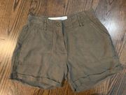 Green Khaki Shorts