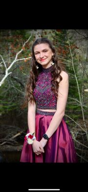 Burgundy Prom Dress