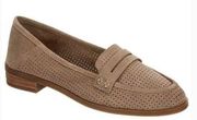 Caylon Suede Loafers Flats Tan 8.5