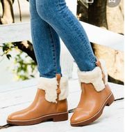 Fit Flop MIMIE ANKLE hazelnut BOOTS Comfort Sz 6