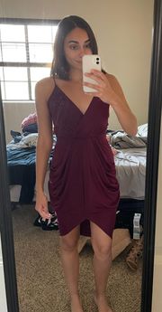 Maroon Dress