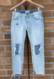 one teaspoon Freebirds Ripped Boyfriend jeans 26