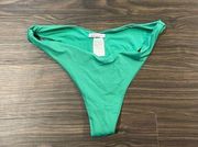 WeWoreWhat Green Delilah Bikini Bottoms Size Medium!