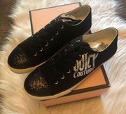 Juicy Couture Black Silver Briella Sneaker