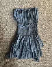 Blue Life Strapless Party Romper