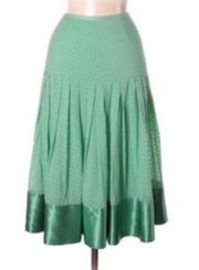 Catherine malandrino drop waist silk skirt