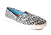 Toms  Avalon women's shoes slip on size 8 black white