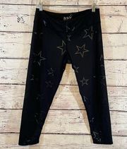 MARC NEW YORK Performance Leggings Star Print Black-Large