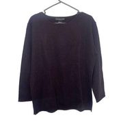 VTG black wool sweater Andrea Jovine size medium