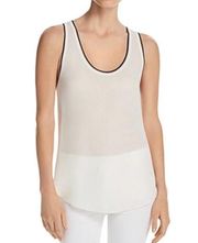 Theory Silk Scoop Neck Racerback Shell Tank SMALL