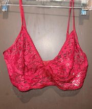 Red Lace Valentine’s day Bralette