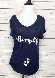 French Pastry #BumpLife Maternity T-Shirt Medium