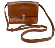 Patricia Nash  Laurentina Crossbody Organizer Bag, Brown Leather