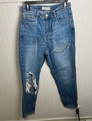 Topshop Super- Rip Mom Jeans BIN2