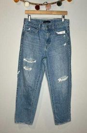 🌺 Uniqlo distressed straight leg jeans